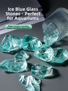 CHONGXIAOSHUAI | Aquarium Creative Decoration Glass Stone Sky City Theme
