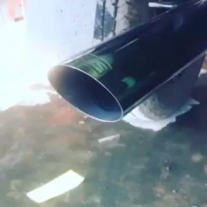 Knalpot mobil BAMBU RUNCING HKS STEINLESS