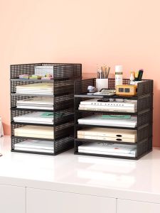 MINGZHIYIFAN | File Organizer Shelf Multilevel