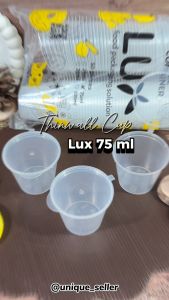 [1Dus] Thinwall Cup 75 ml 75ml LUX / LUX Thinwal Cup 75ml 75 ml / Sauce Cup Tempat Saos 75 ml 75ml