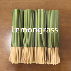 8.7-Inch Green Citronella Incense Sticks Unique Lemongrass Scent Popular Color Suitable for Home Life Long-Lasting Fragrance