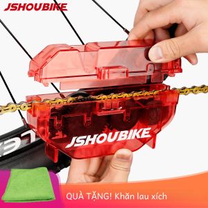 Công Cụ Làm Sạch Xích Xe Đạp Màu Đỏ - Bộ Dụng Cụ Giặt Xích Xe Đạp Cho Xe Đạp Leo Núi Máy Giặt Chà Sàn Xe Đạp - Phụ Kiện Xe Đạp