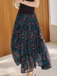 KUHNMARVIN | Chân Váy Ngắn Mùa Hè Kiểu Mới Floral Peacock