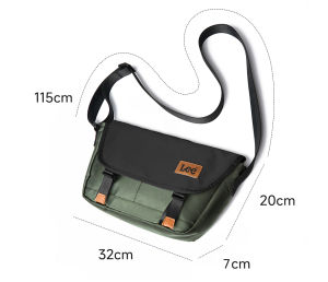 LEE Black Fashion Fanny Pack Bag Women Outdoor Shoulder Bag Men Slingbag Waterproof Oxford For School Office Commuter Traveling