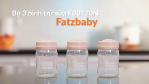 Bộ 3 bình trữ sữa FATZ BABY FB0120N 150ML cổ rộng sử dụng được trong lò vi sóng tủ đông