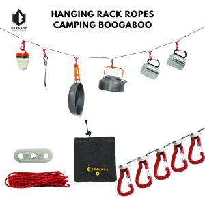 BOGABOO Hanging Hook Multipurpose - Jemuran - Hanging Rack - Hanging Rack Ropes Camping - Hanging Hook - Guyline Karabiner
