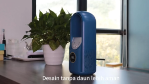 Portable Air Cooler Mist Fan Cooling Fan Humidifier Nano Mist Desktop Fan 6 Speed Adjustable Airflow Timer USB Rechargeable