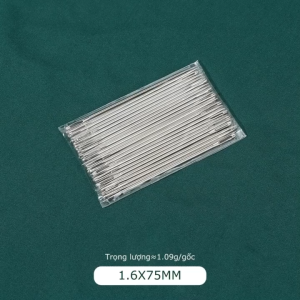 Bộ 10 Kim Tay Chuyên Dụng Xỏ Đính Hạt Cườm Pha Lê & Kim Salàm trang sức handmade DIY-ESTLA