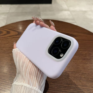 Zodio Jelly Liquid Silicone Phone Case Full Cover Protection Simple Design for  15Promax 16 Compatible Durable against Fingerprint And Dirt