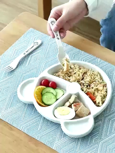 Piring Makan anak sekat 3 lucu