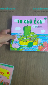 Bộ Sách Ehon Cho Bé Từ 3 Đến 6 Tuổi - Mười Chú Ếch (18 Tập) - Bìa Mềm - Ehomebooks