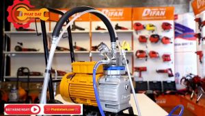 Máy Phun Sơn Công Nghiệp KP-4500-Công Suất 4500W-Đầy Đủ Phụ Kiện-Bảo Hành 6 Tháng