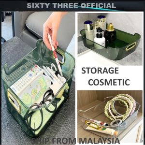 Desktop Cosmetic Makeup Transparent Storage Box Extra Large Cosmetic Organizer Box Plastic Drawer