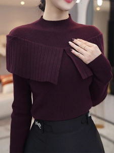 XUECAIQI | Oversized Womens Sailor Collar Knitwear