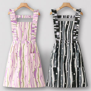 Princess Apron Kitchen Home Use Small Size Work Uniform 2025 New Style Wok Cooking Restaurant Work Special Waterproof Oil Resistant