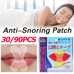 [Charming women] 30/90Pcs X Type Anti-Snoring Patch Respiratory Correction Patch Anti Snore Stickers Portable Adults Children Sleep Mouth Tape