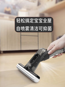 Handheld Mini Mop for Kitchen Use No Wash Spray Water Cleaning Tool Home Household Cleaning Tools Durable ABS Handle Cotton Head