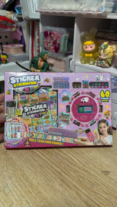 Sticker StringFun Jewelry Making Kit Set with 100+ Stickers and Beads for Kids.