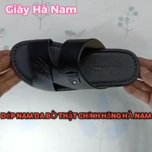 Dép Nam Quai Ngang SAMTA Da Bò Thật Cao Cấp DNA2217