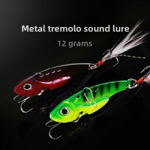 HISTAR | Hastar Metal Lure Low Frequency Vibrating Sound Attract Far Casting Freshwater Bass Fishing Shiner Vib Road Bait Fishing Lure