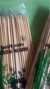Tusuk Sate  Tusuk Sate Kambing Cap Panda Alami Panjang 20-22cm / isi +/-200