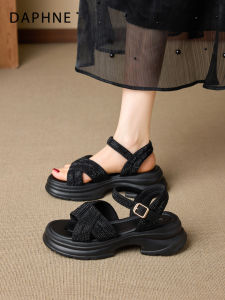 Daphne | French Style Comfy Platform Sandals