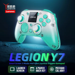 Lenovo LEGION Y7 1.44" Smart Screen Wireless Controller 3 Modes Mechanical ABXY Gamepad for PS4 Switch/2/OLED IOS Android PC TV