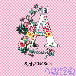 อุปกรณ์ติดเสื้อผ้าแบบอบแห้งใหม่สำหรับผู้หญิงที่ทนต่อการซักและมีกราฟิกพืชและดอกไม้ แผ่นสติกเกอร์ติดผ้าที่ทนต่อการซักระดับ a