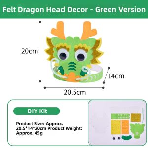 ZAODONGFANG | Chinese Lion Dance Hat for DIY Crafts