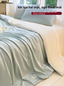 KAMONI | Bộ Đồ Chăn Ga Gối Bằng Lụa Mát 150x200x230cm