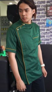 Kemeja Seragam Barber & Chef: Bahan Japan Drill & Variasi Warna