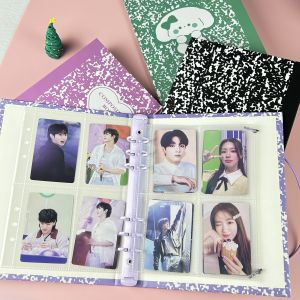 A5 Photocard Binder Cover Kpop Photo Album Simple Card Binder Collect Book Loose-leaf Photocard Album Kpop Card Binder