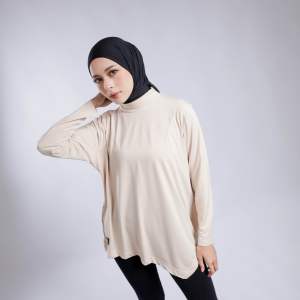 Mighty Anywhere - Baju Atasan inner oversized taneeya top wanita atau Jersey Olahraga Senam gym jogging fitnes berlari bersepeda Dryfit olahraga wanita UV protection