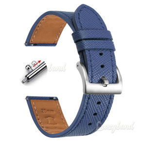 Cowhide Leather Watch Strap 18mm 20mm22mm Blue Brown Black Quick Release Universal for Omega for Seiko Watchband Men Women Wrist