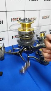 รอกสปินนิ่ง แขนโยกคู่โลหะทั้งหมดออกแ OK 2000-7000 8Kg Max Drag รอกสปินนิ่ง อัตราส่วน เกียร์: 5.2: 1 รอกตกปลา รอกเบ็ดตกปลา ลอกเบสตกปลา ตกปลา