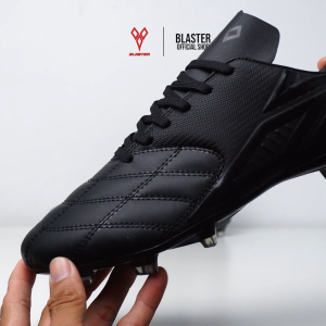 BLASTER Power Play Sepatu Bola Full Black | Sepatu Sepak Bola Blaster Original Asli