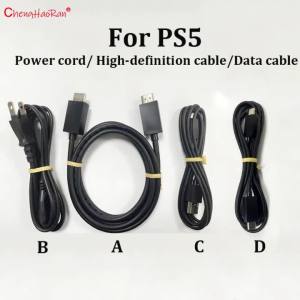 ChengHaoRan 1PC For PS5 Game Controller Host Charging Cable C-type USB HDMI High-Definition Video Connection Cable Power Cord