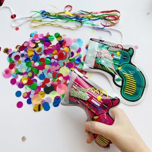 【SG Stock】Party Supplies Decoration Wedding Confetti Fireworks Party Popper Inflatable Gun Hand-Held Toys