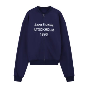 American Style Retro Letter Print Long Sleeve round Neck Sweatshirt Jacket Womens Loose Casual Zipper Open Cardigan Top