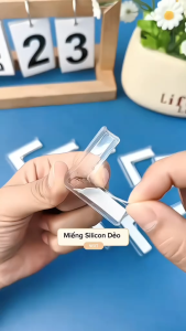 Combo 10 Miếng Bịt Gốc Bàn Silicon Trong Suốt An Toàn Bọc Cạnh Góc Bàn Cạnh Tủ Cạnh Giường Chống Va Đập - Bịt Cạnh Bàn - Bịt Góc Bàn Tránh Va Đập