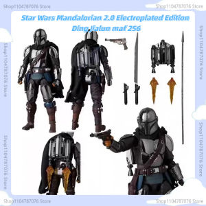 Hot Toys | 【Stock 】Star Wars Mandalorian 2.0 Electroplated Din Djarin Boxed Articulated Action Figure Collectible Model Toy For Collectors