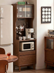 DONGMU | Ultra Slim Solid Wood Storage Cabinet 60cm Wide