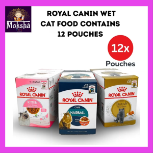 Royal Canin Wet Cat Food Pouches  85g - Per Box 12s