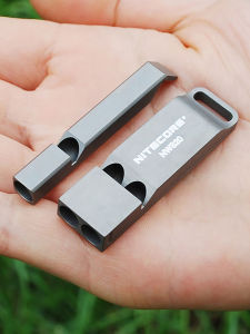 Nitecore Nitecore Nws10 Outdoor Whistles for Life Camping Hiking Titanium Alloy Whistle 120 DB