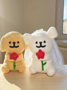 Wedding Gift Couple Dolls Cute Plush Companion Dolls Bedding Pressure Dolls Cartoon Image Soft PP Cotton Filled Adult Toys