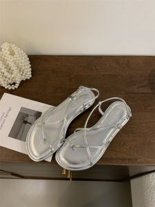 Womens Summer Fashion Sandals New Korean Style French Style Fairy Inspired Cross Strap Soft Sole Rome Shoes for Youth