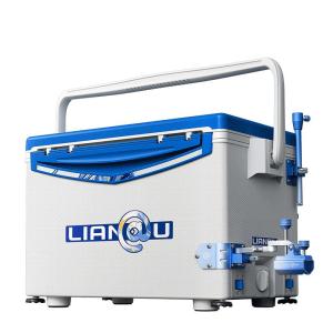 LIANQIU | Hộp Đựng Dụng Cụ Đánh Cá Bọt với Phụ Kiện Inox Không Cần Lắp Ráp