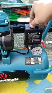 Heavy duty air compressor VX Kawasaki VXC24L Oil-Free Air Compressor