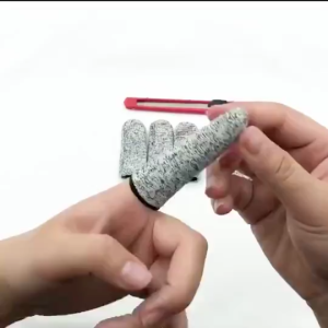 Anti-cut finger gloves sweat-proof breathable kitchen carving anti-scratch cutting safety protection