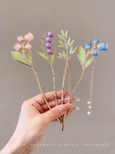 Phụ Kiện Tóc Phong Cách Cổ Điển Bằng Ngọc Trai Gỗ Phụ Kiện Tóc Nữ Tóc Đuôi Ngựa Phụ Kiện Tóc Cho Trang Phục Truyền Thống Trang Phục Hanfu